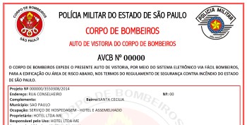 Alvará de Licença do Corpo de Bombeiros em Água Azul - Guarulhos