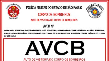 Auto de Vistoria do Corpo de Bombeiros em Água Branca